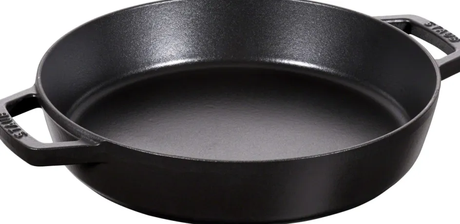 Staub Støbejernssauterpande 26 cm, Sort