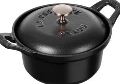 New Staub Vintage Line La Coquette 12 cm/0,5 L, Sort