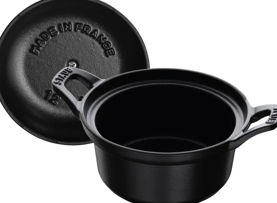 New Staub Vintage Line La Coquette 12 cm/0,5 L, Sort