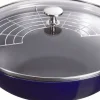 Sale Wok m. Glaslåg 30 cm, Mørkeblå Pander