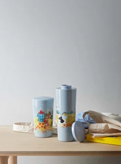 New Carrie Mumi Termoflaske 0,5 L, Moomin Sky Termoflasker Og Drikkedunke|Opbevaring Til Køkkenet