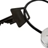 Outlet Stelton Journey Nøglering 10 cm, Stål/Læder