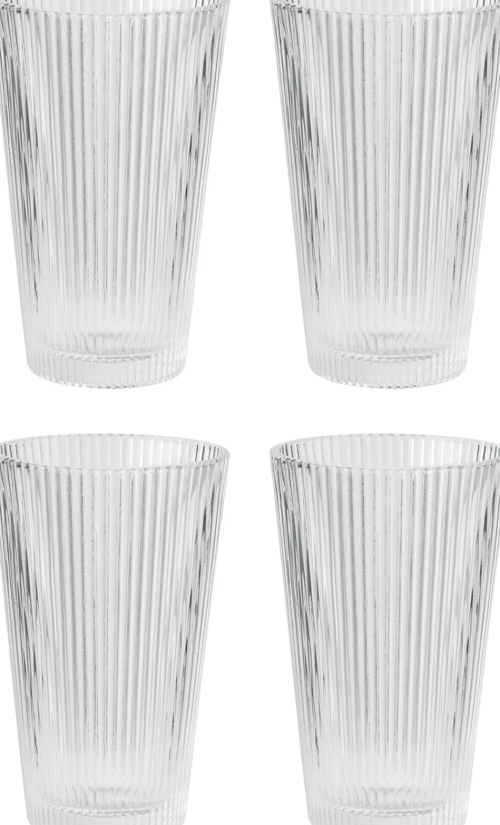 Online Pilastro Drikkeglas 4 stk. 35 cl Vandglas