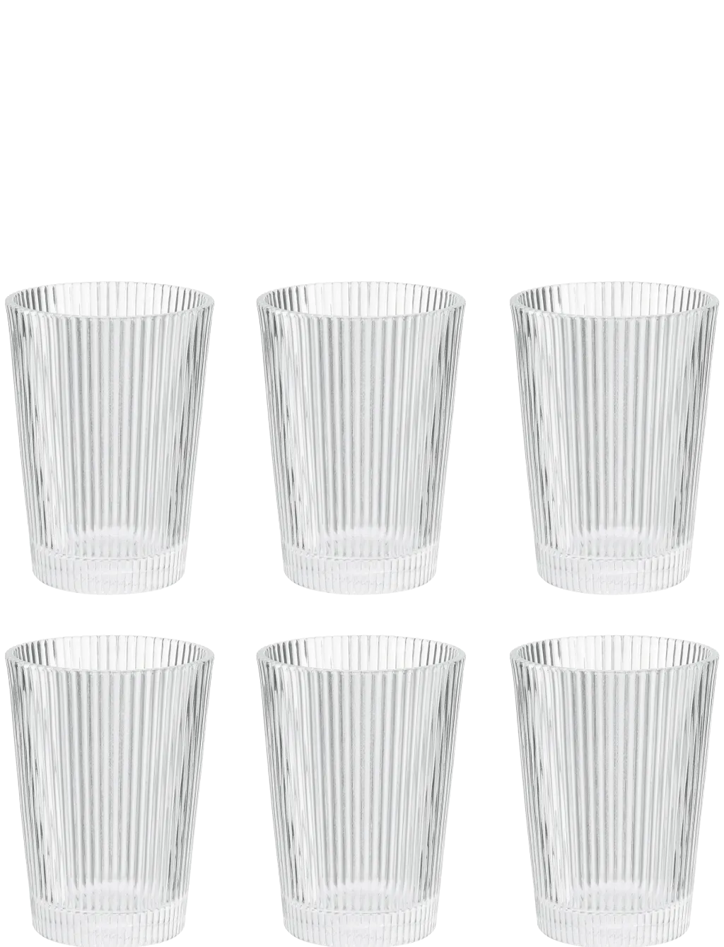 Stelton Vandglas > Pilastro Vandglas 6 stk. 0,24 L