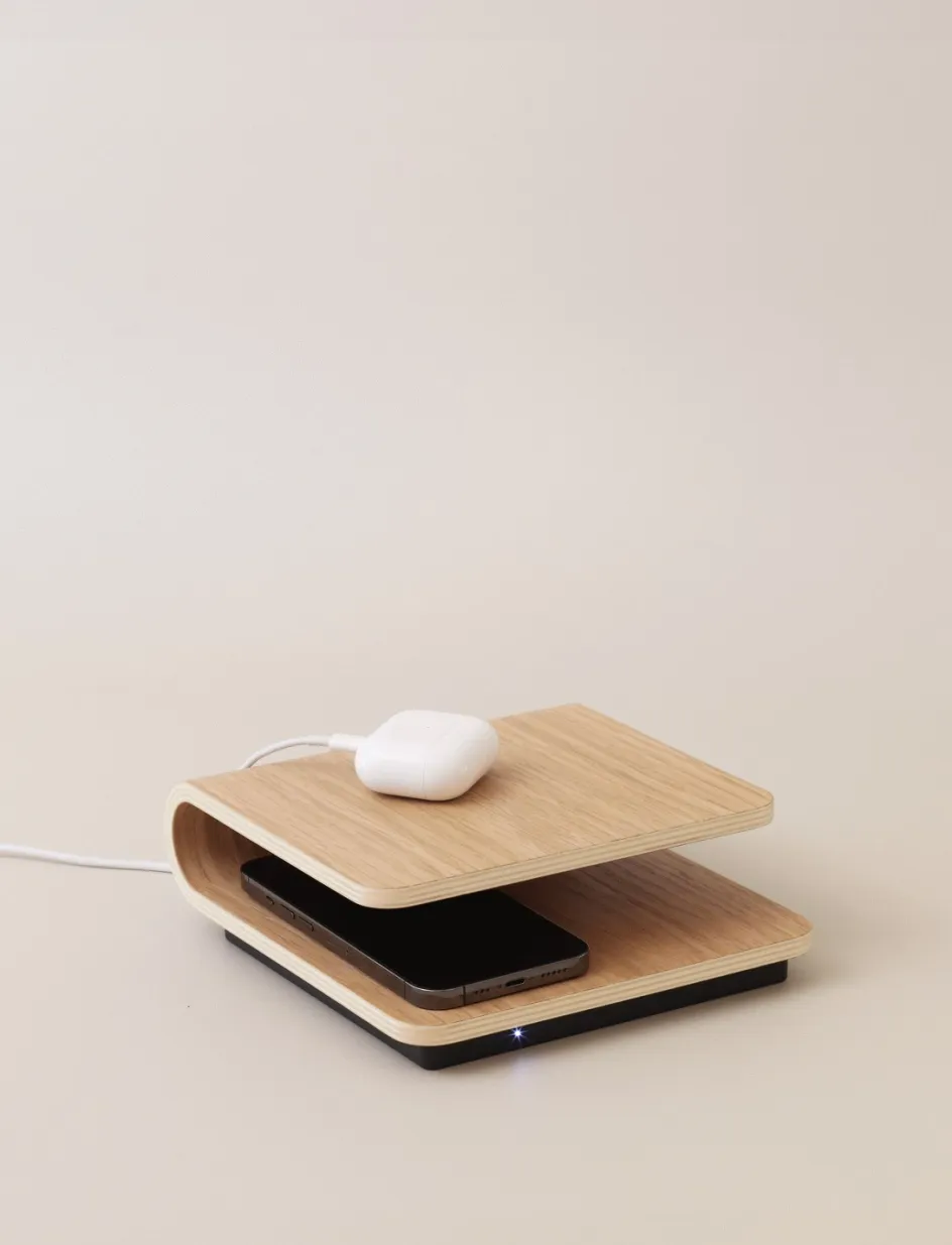 Sale Stelton Ro Trådløs Oplader, Eg