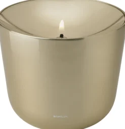 Discount Stelton Solis Olielampe H10 cm, Messing