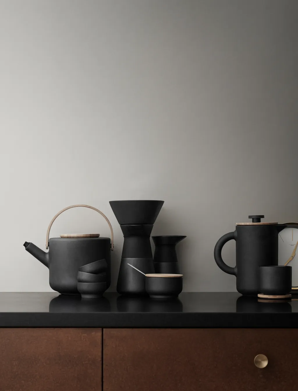 Stelton Stempelkander > Theo Stempelkande 0,8 L, Sort