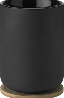 New Stelton Theo Termokop m. Glasbrik 25 cl, Sort