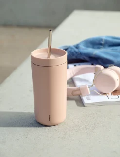 Discount Stelton To Go Sip Termokop m. Sugerør 0,4 L, Heather