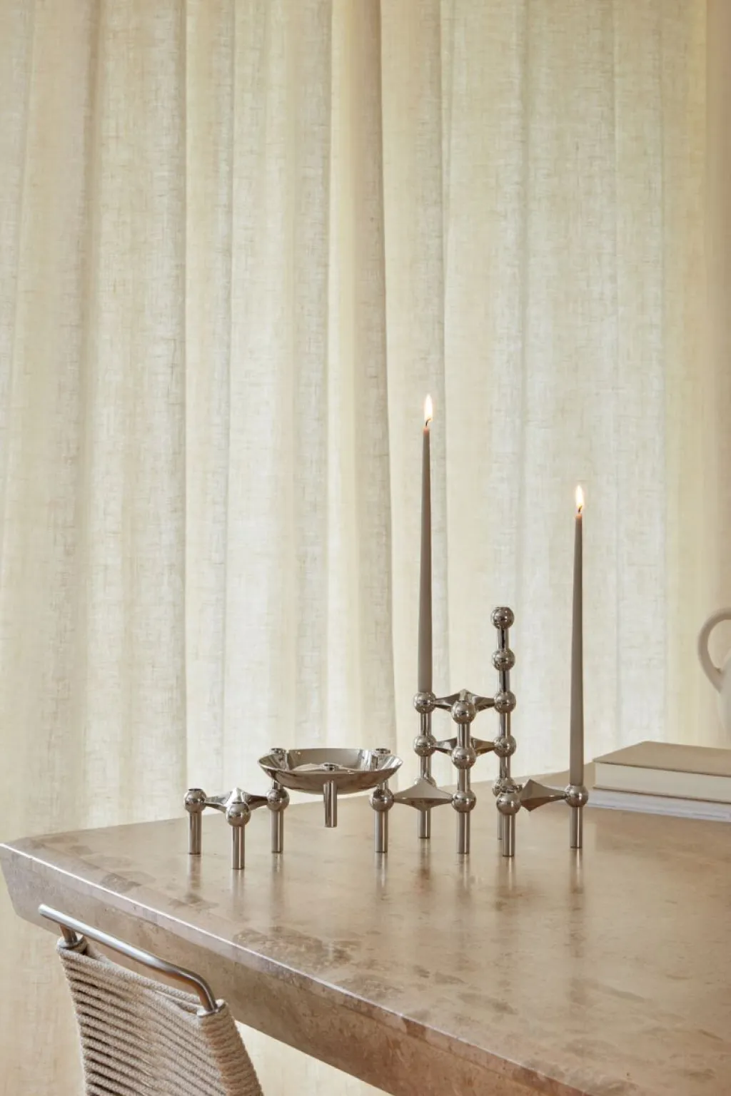 Stoff Nagel Stue|Lysestager > Vase H10 cm,