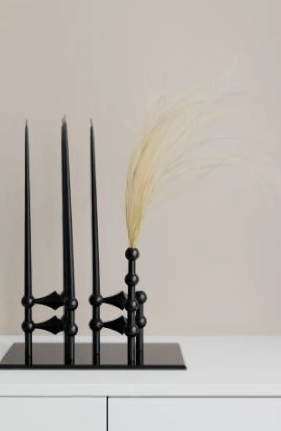 Sale Stoff Nagel ester & erik Kertelys 6 stk 29 cm, Sort
