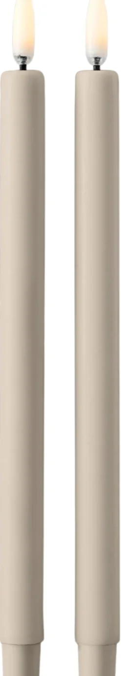 Kertelys by Uyuni Lighting LED 2 stk 20 cm, Stearinlys|Led Stearinlys