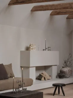 Discount Stoff Nagel Quist Lysestage 3 stk, Børstet Krom