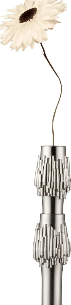 Outlet Stoff Nagel Quist Vase H10 cm, Børstet Krom