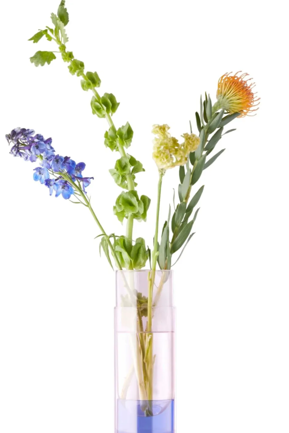 Online Studio About Bouquet Tube Vase H27 cm, Rosa