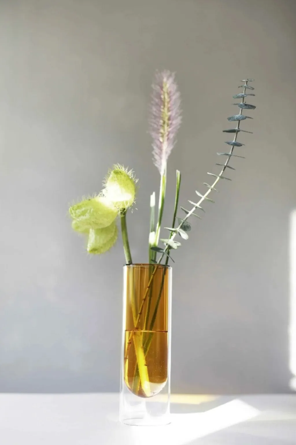 Best Flower Tube Vase H20 cm, Stue|Vaser