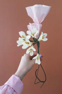 New Studio About Papirblomst African Lily 43 cm, Gul