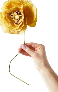 Online Papirblomst Ice Poppy 44 cm, Stue