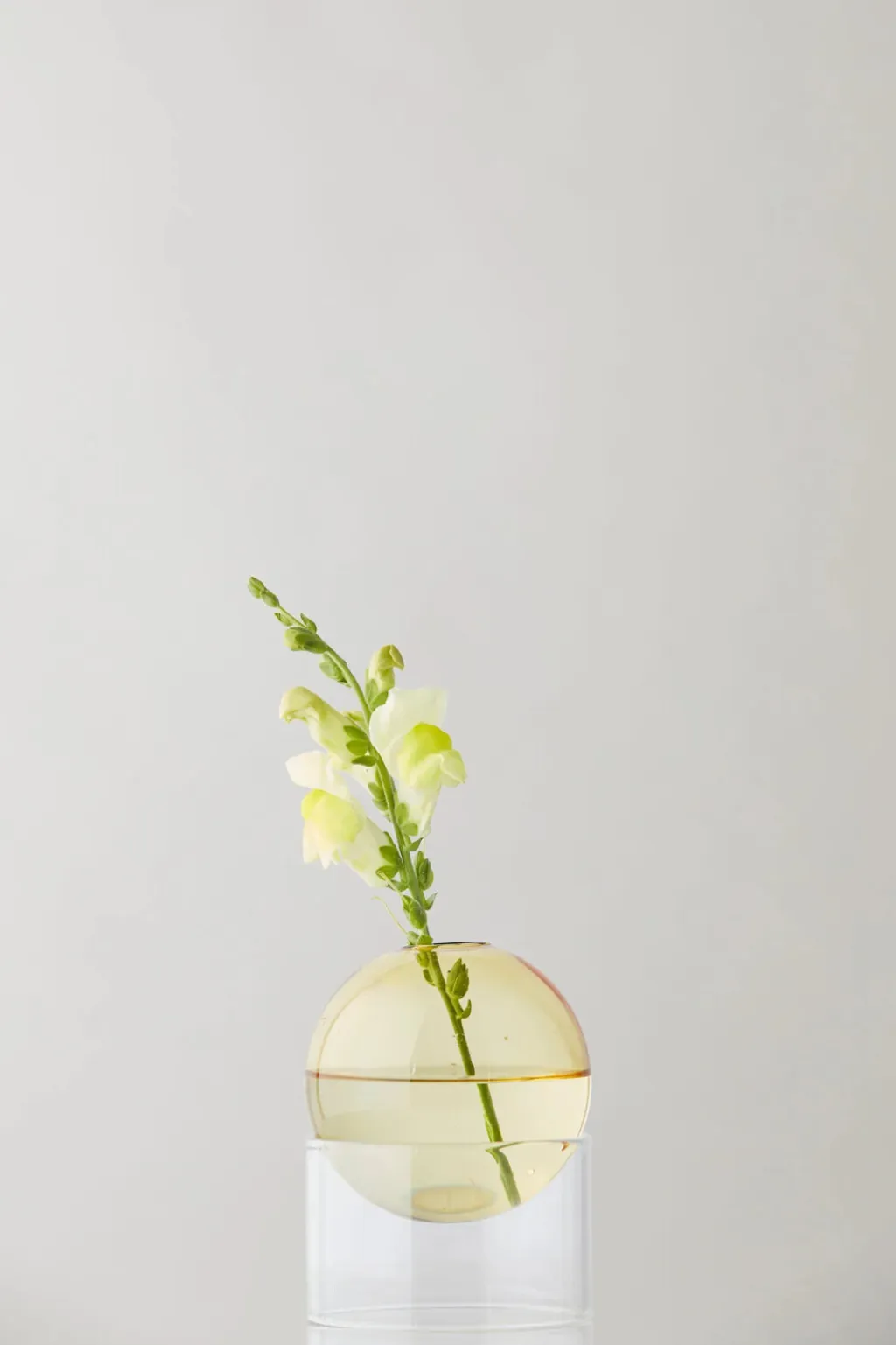 Clearance Standing Flower Bubble Vase H10 cm, Stue|Vaser