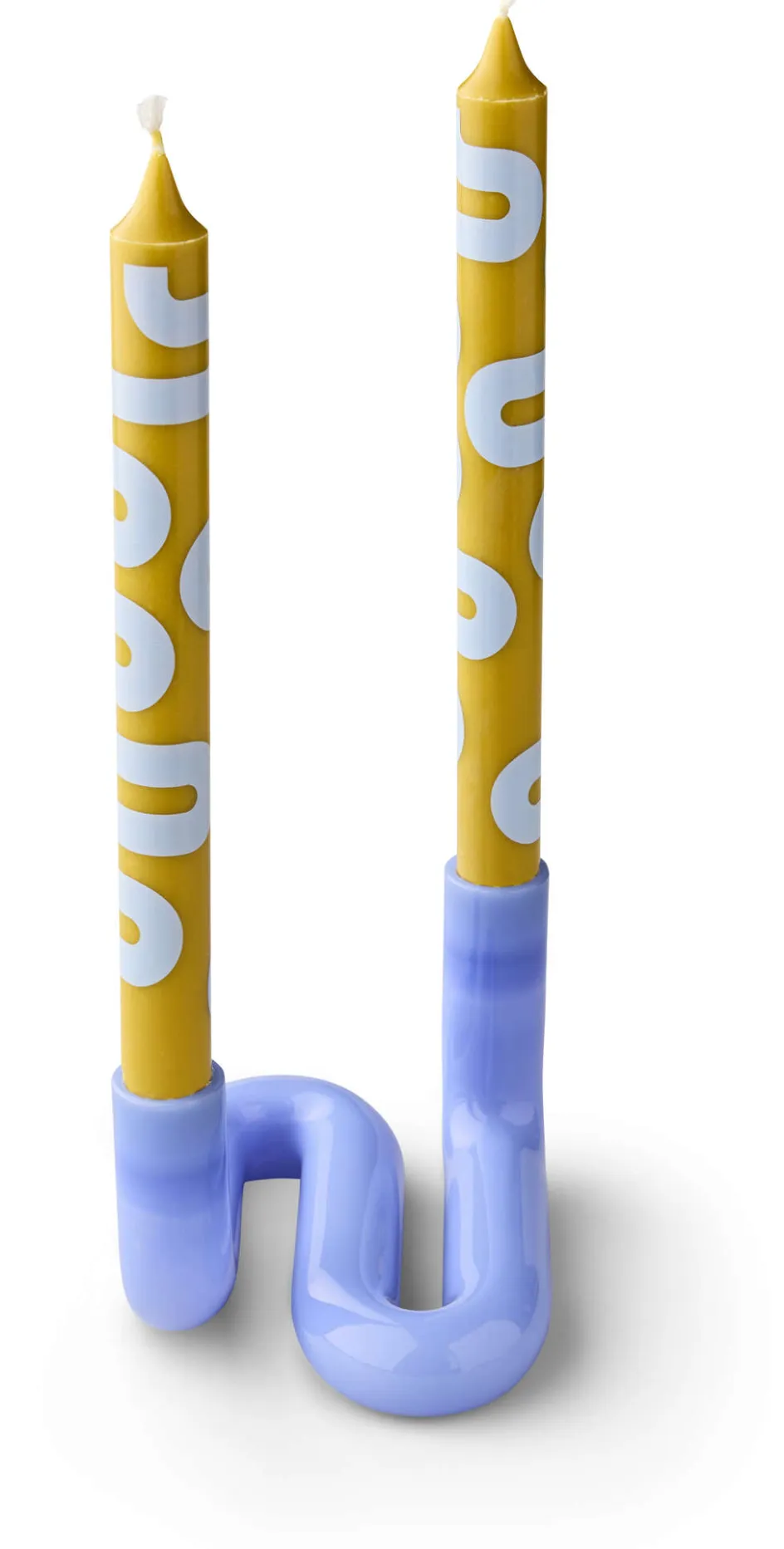Sale Studio About Wave Lysestage H10 cm, Milky Blue