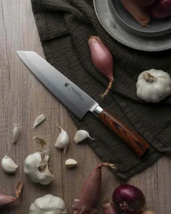 Tamahagane Japanske Knive > San Kengata-kniv 19,5 cm, Træ