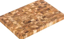 Teakhaus Skærebrætter Og Serveringsbrætter > Scandi End Grain Skærebræt 26x36 cm, Teak