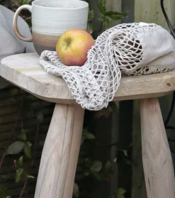 Clearance The Organic Company Genanvendelig Netstofpose , Dusty Lavender