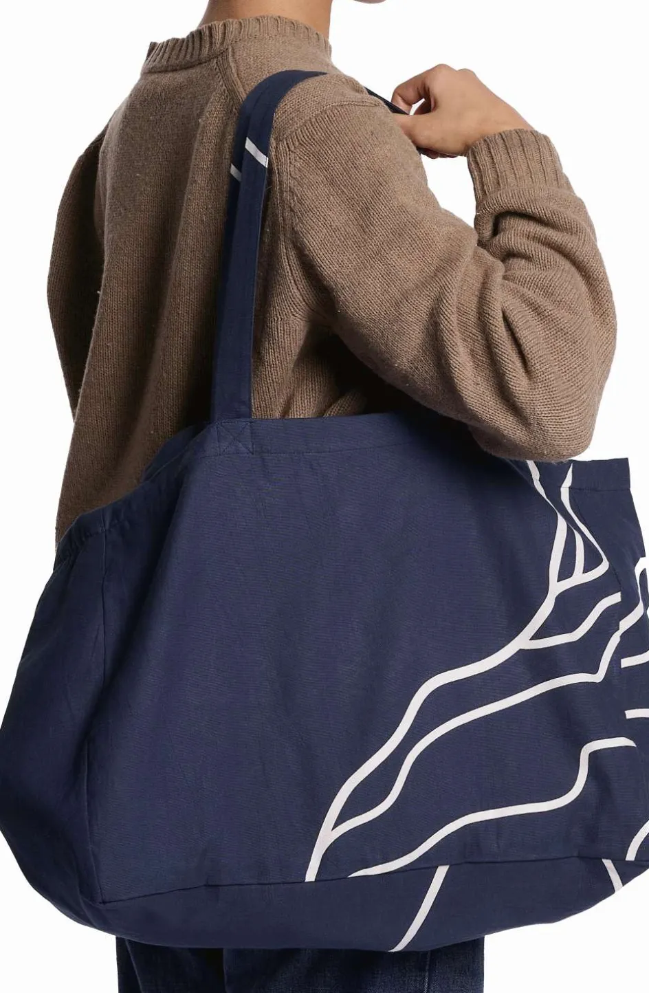 Online The Organic Company Reconnect Taske 35x45 cm, Dark Blue