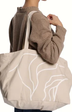 Sale The Organic Company Reconnect Taske 35x45 cm, Stone