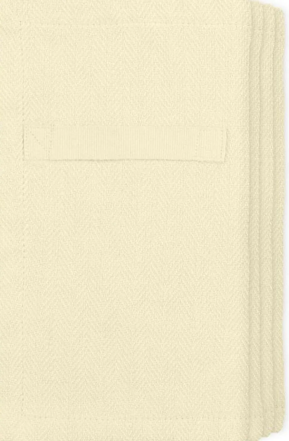Clearance The Organic Company Stofserviet 4 stk. 20x20 cm, Pale Yellow