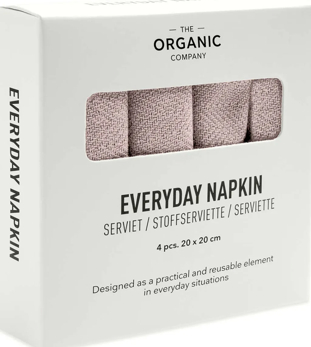 The Organic Company Servietter > Stofserviet 4 stk. 20x20 cm,