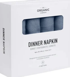 Online The Organic Company Stofserviet , Grey Blue
