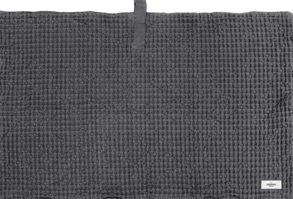 Discount The Organic Company Vaffel Bademåtte 55x80 cm, Mørkegrå