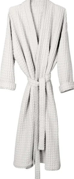 Clearance The Organic Company Vaffel Badekåbe , Natural White