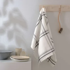 Sale The Organic Company Viskestykke 53x86 cm, Ocean