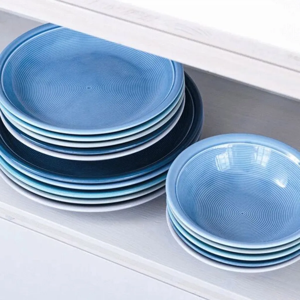 Thomas Dybe Tallerkener > Trend Colour Dyb Tallerken 21,7 cm, Arctic Blue