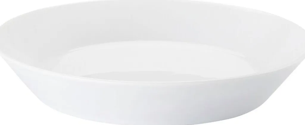 Thomas Dybe Tallerkener > Tric Dyb Tallerken 20,8 cm, Hvid