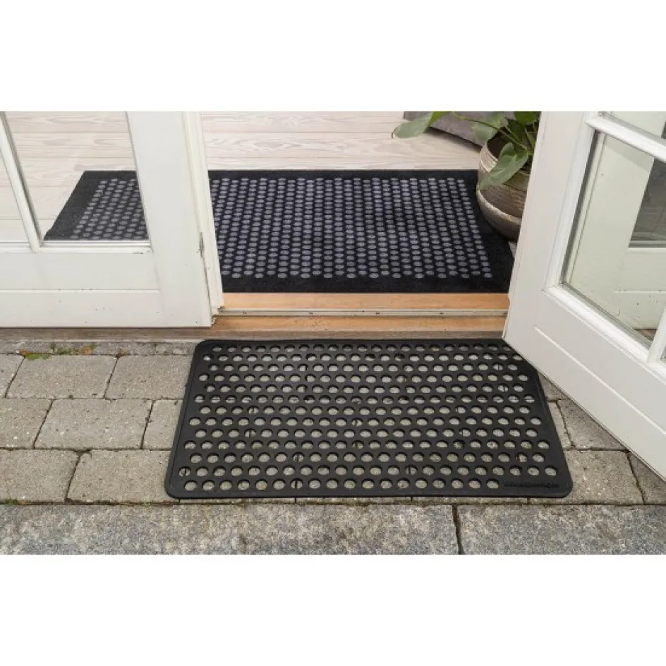 Sale Tica Copenhagen Dot Dørmåtte , Sort