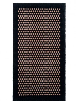 Hot Tica Copenhagen Dot Smudsmåtte , Sort/Sand