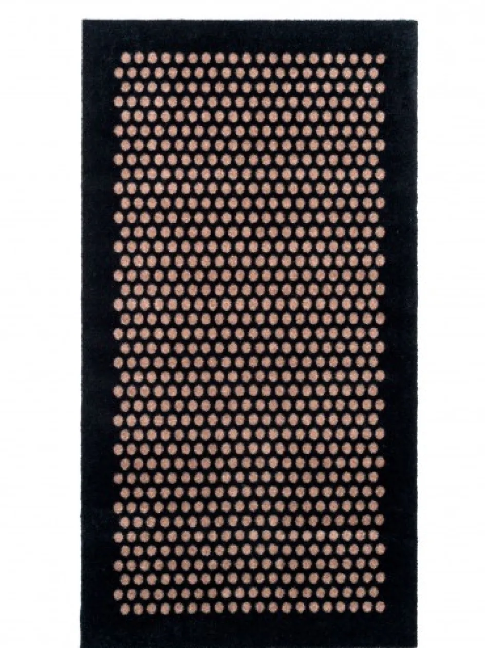 Hot Tica Copenhagen Dot Smudsmåtte , Sort/Sand