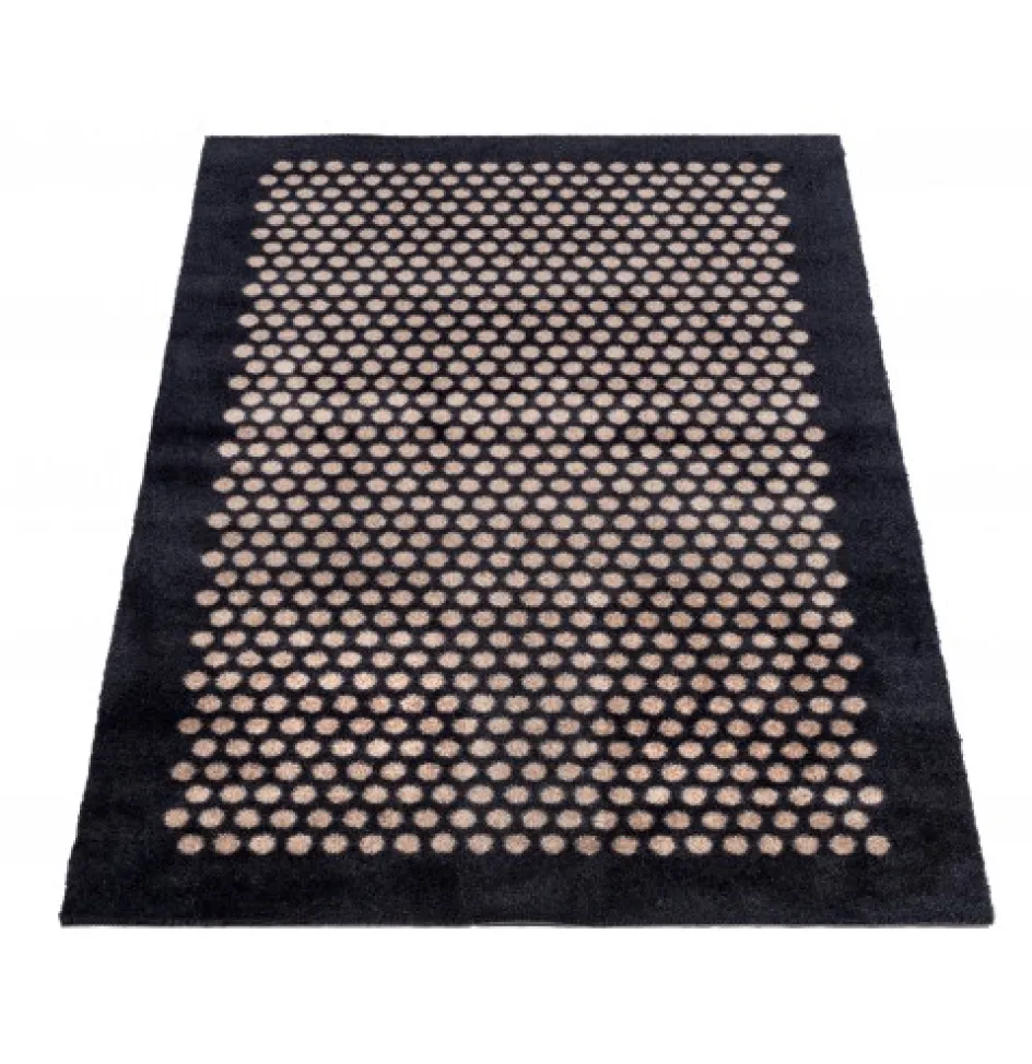 Hot Tica Copenhagen Dot Smudsmåtte , Sort/Sand