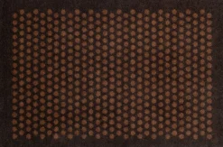 Outlet Tica Copenhagen Dot Smudsmåtte , Dark Brown/Cognac