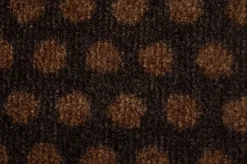 Outlet Tica Copenhagen Dot Smudsmåtte , Dark Brown/Cognac
