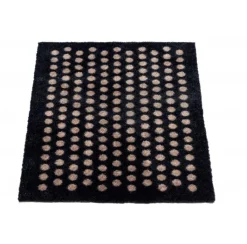 Clearance Tica Copenhagen Dot Smudsmåtte , Sort/Sand