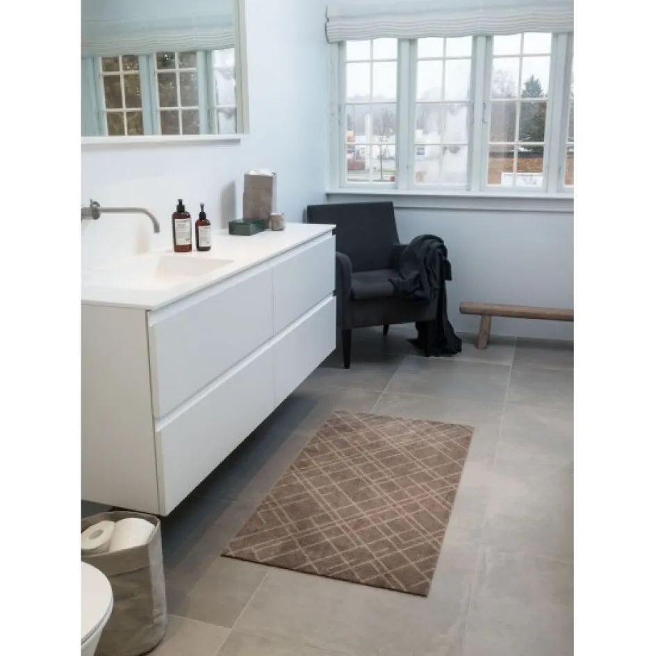New Tica Copenhagen Lines Gulvmåtte , Sand/Beige