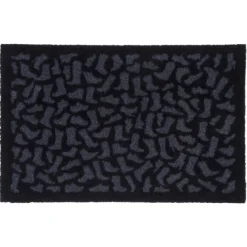 Clearance Tica Copenhagen Shoewear Dørmåtte 40x60 cm, Sort/Grå
