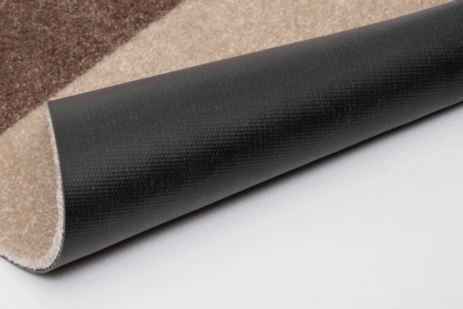 Clearance Tica Copenhagen Stripes Horisontal Gulvmåtte , Ivory/Sand/Blå