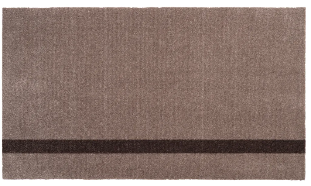Tica Copenhagen Entre|Tæpper Og Måtter > Stripes Vertikal Gulvmåtte 67x120 cm, Sand/Brun