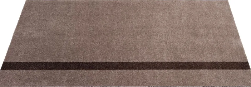 Tica Copenhagen Entre|Tæpper Og Måtter > Stripes Vertikal Gulvmåtte 67x120 cm, Sand/Brun
