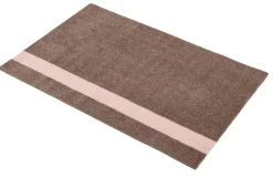 Tica Copenhagen Stripes Vertikal Gulvmåtte 60x90 cm, Sand/Rose